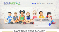 Desktop Screenshot of childcarepurchasing.org